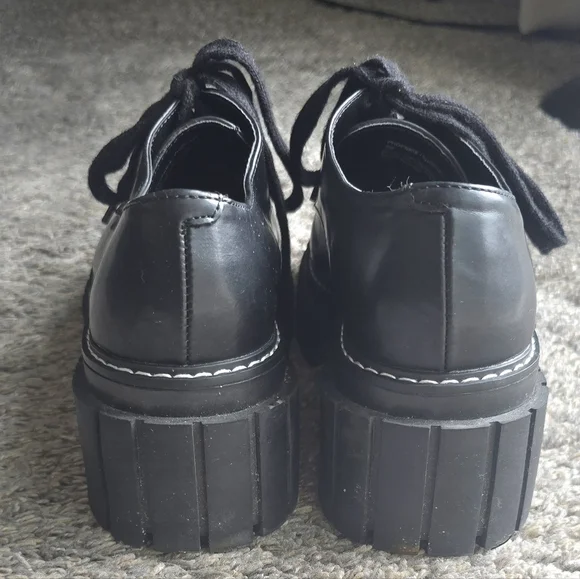 Steve Madden Phoenix Loafer lace-up shoes, Womens Size 6 - Picture 4 of 10